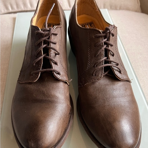 Frye woman’s leather shoes size 11 - Picture 1 of 10